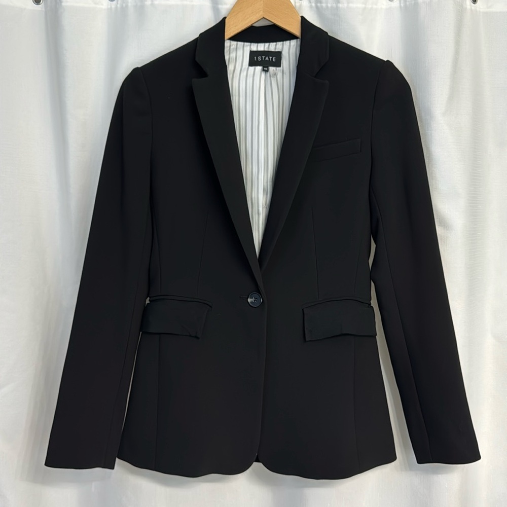 1 State Black Blazer